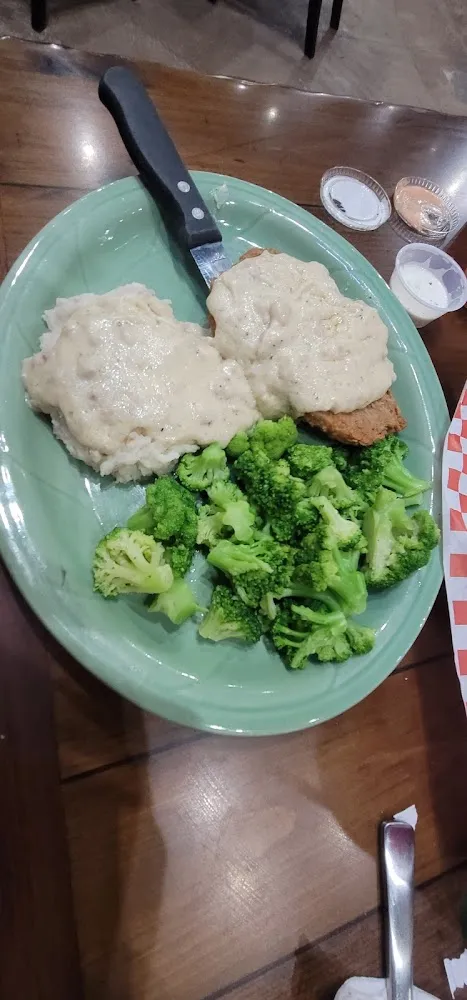 Chicken Fried Steak with Mashed Potatoes
