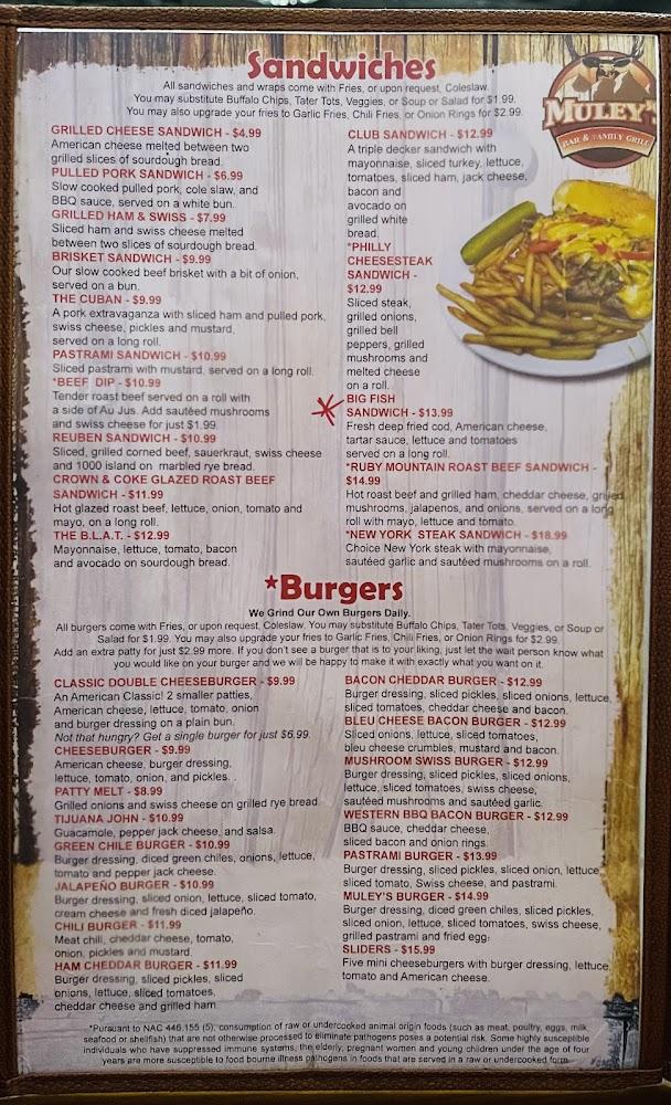 Muley's Menu image 4